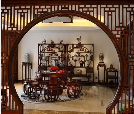 中国古典风格餐厅装修效果图
