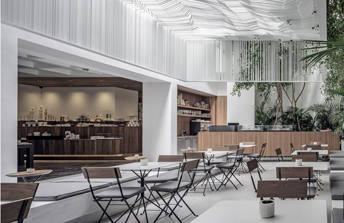 雅典基克拉迪艺术博物馆咖啡厅设计